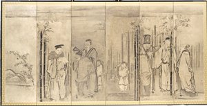 Bambu Korusunun Yedi Bilgesi, 1600