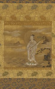Bodhisattva denizi geçerken, Edo dönemi, 17. yüzyıl.
