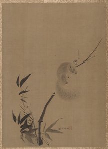 Bambu üzerinde sincap, ca. 1650.