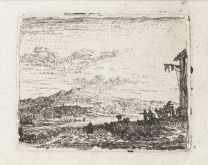 Inn'de vagonlu İtalyan manzarası Küçük manzaralar (dizi başlığı) by Karel Du Jardin