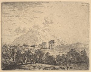 Ön planda bir m..., 1658. by Karel Du Jardin
