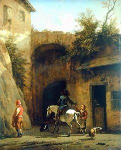 Hanın Önünde, 1658