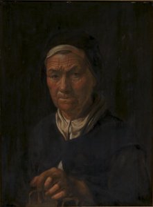 Yaşlı Bir Kadının Portresi, Christian Jacobsen Drakenberg