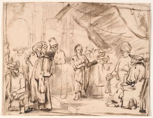 Tapınaktaki on iki yaşındaki İsa by Karel van Savoy