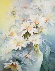 Krizantem, Kar Başlığı by Karen Armitage