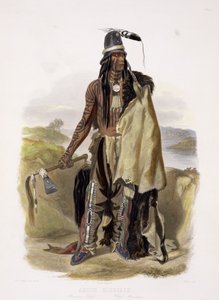 Abdih Hiddisch, bir Minitarre Şefi, Rollet, 1844 (aquatint) tarafından kazınmış 