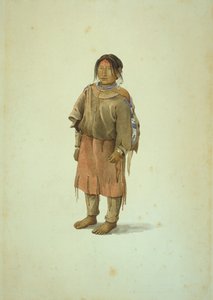 kara ayaklı kız by Karl Bodmer