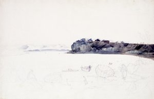 Mih-Tutta-Hang-kush, Mandan Köyü by Karl Bodmer