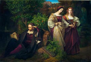 Torquato Tasso ve İki Leonores by Karl Ferdinand Sohn