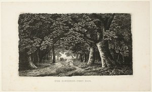 Koçlu Orman Yolu by Karl Friedrich Schinkel