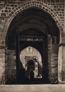 Kudüs, Tapınak Yeri Girişi (s/b fotoğraf) by Karl Grober