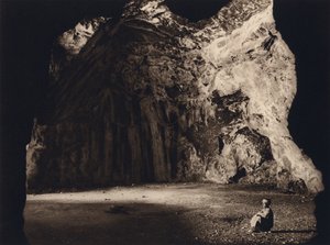 Kudüs, Yeremya Mağarası (s/b fotoğraf)