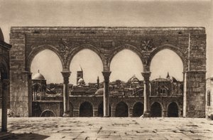 Kudüs, Tapınak Yeri (s/b fotoğraf) by Karl Grober