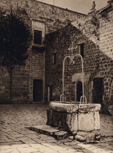 Nasıra, Müjde Kilisesi Avlusunda Kuyu (s/b fotoğraf)