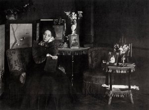Vera Fyodorovna Komissarzhevskaya, Rus aktris, c1900 by Karl Karlovich Bulla