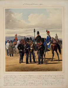 Birinci Hafif Süvari Tümeni, 1867 by Karl Karlovich Piratsky