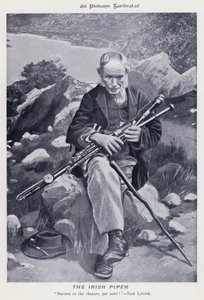 İrlandalı Piper (s/b fotoğraf)