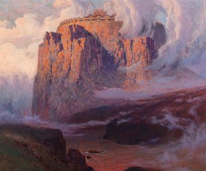 Valhalla, 1911'den önce (tuval üzerine yağlıboya) by Karl Ludwig Prinz