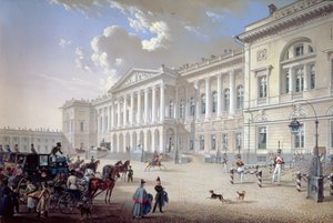 Mihaylovski Sarayı, St. Petersburg, 1832 by Karl Pavlovich Beggrov
