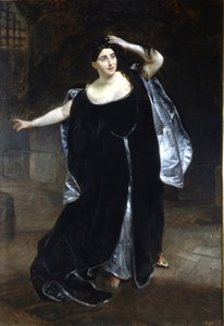 Giuditta Makarna (1797-1865) ve Anne Boleyn (Anne veya Ann Bolin ve Anne Bullen) by Karl Pavlovich Bryullov