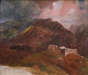 Madeira adasındaki Peak Fort, 1849-1850 by Karl Pavlovich Bryullov