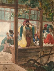 Bir Berber Dükkanı, ca. 1849