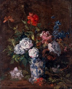 Çiçek demeti by Karl Pierre Daubigny