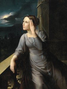 Mesafeye bakıldığında, 19. yüzyılın ilk çeyreği.. by Karl Wilhelm Wach