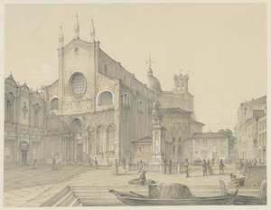 Venedik: S. Giovanni ve Paolo by Karoly Lajos Libay