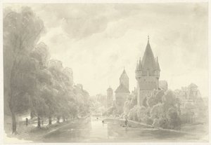 Kuleleri olan şehir duvarı by Kasparus Karsen (possibly)