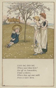 Küçük delikanlı, küçük delikanlı (renkli taş) by Kate (after) Greenaway