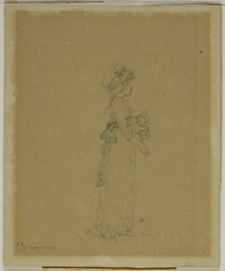 kedi ile kız by Kate Greenaway