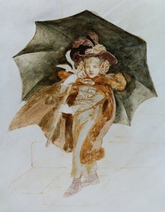 Yağmur Fırtınası (kağıt üzerinde wc) by Kate Greenaway