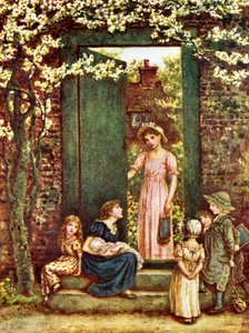 Açık kapı, Kate Greenaway by Kate Greenaway