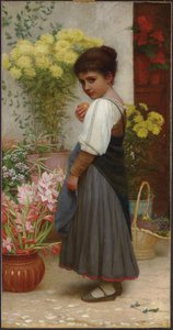 Çiçek Tüccarı (tuval üzerine yağlı boya) by Kate Perugini