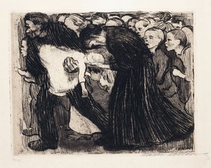 Koşmak; Überfahren, 1910 by Käthe Kollwitz