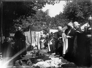 Concarneau, Brittany, Fransa, 20.08.1913 (s/b fotoğraf)