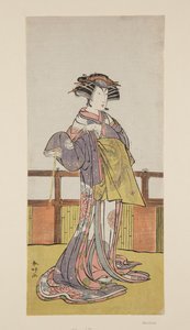 Actor Segawa Kikunojo (colour woodblock print)