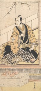 Aktör Matsumoto Koshiro IV, Dış Odada Oturuyor, 1789. by Katsukawa Shun