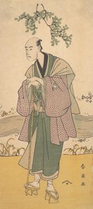 Üçüncü Bando Hikosaburo, Nehir Kıyısında Duran Bir Adam Olarak, M.Ö. 1793. by Katsukawa Shun