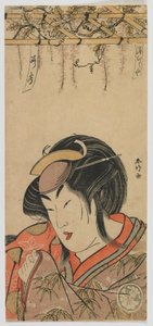 Hamamuraya Roko (Segawa Kikunojo III) Edo dönemi, 1780'lerin sonu (renkli tahta baskı)