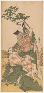 Bambu dalı ile Oda lzuminosuke by Katsukawa Shunko