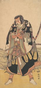 Deniz Kıyısına Yakın Bir Savaşçı Olarak Aktör Ichikawa Danjuro V, ca. 1790. by Katsukawa Shunko