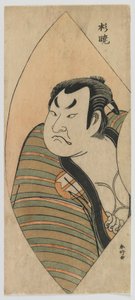 Aktör Sakata Hangoro II, Edo dönemi, c.1776 (renkli tahta baskı) by Katsukawa Shunko