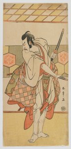 Kabuki a c ve r Ichikawa Dan Juro V, Edo Perio d by Katsukawa Shunsho