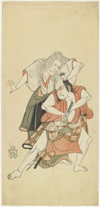 Sawamura So_Ju_Ro_Ii Ando_Tani Hiroji Ii by Katsukawa Shunsho