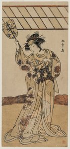 Segawa Kikunojo III Teruha olarak by Katsukawa Shunsho