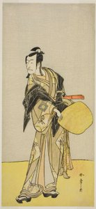 Aktör Ichikawa Danjuro V, "Kanadehon Chushin Nagori no Kura" adlı oyundan Kakogawa Honzo rolünde, Nakamura Tiyatrosu