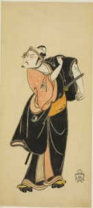 Aktör Ichikawa Raizo I, "Hitokidori Harutsuge Soga" ("The Soga Play: Bush Warbler
