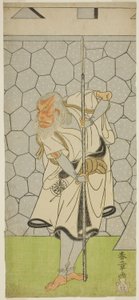 Tee c ve r Matsumoto tozu beyaz iyi s Kikuchi Hyukoh Nari Kage üyesi Tee Py düşman katliamı Chu toz aynası, d atte Nakamura Tee r üyesi te xth gate th, 1770 by Katsukawa Shunsho